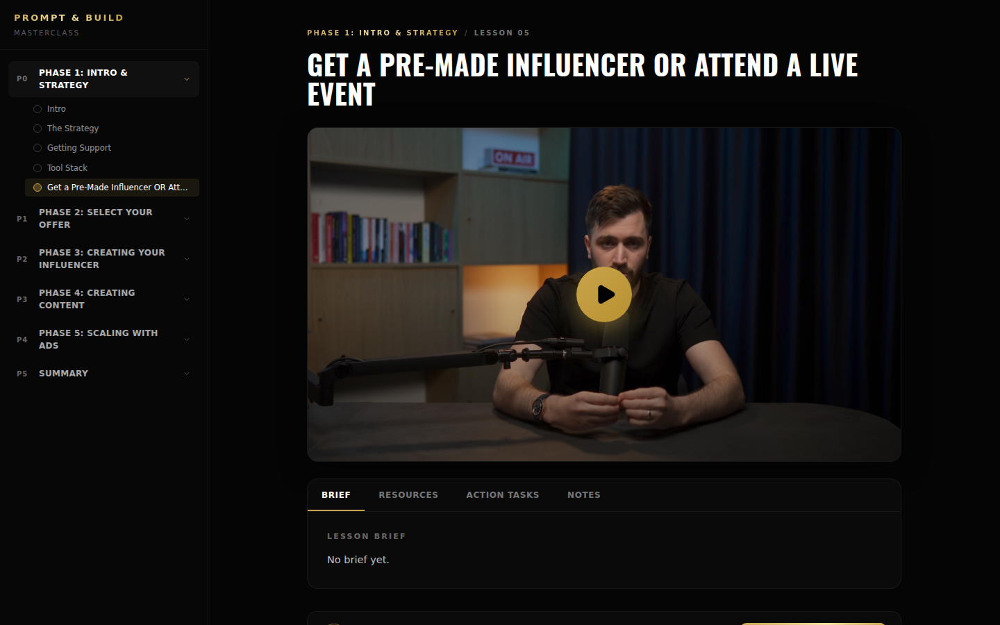 Get a Pre-Made Influencer OR Attend a Live Event