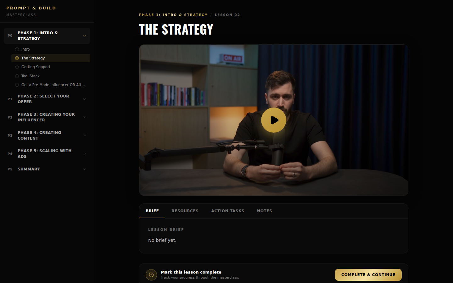 The Strategy